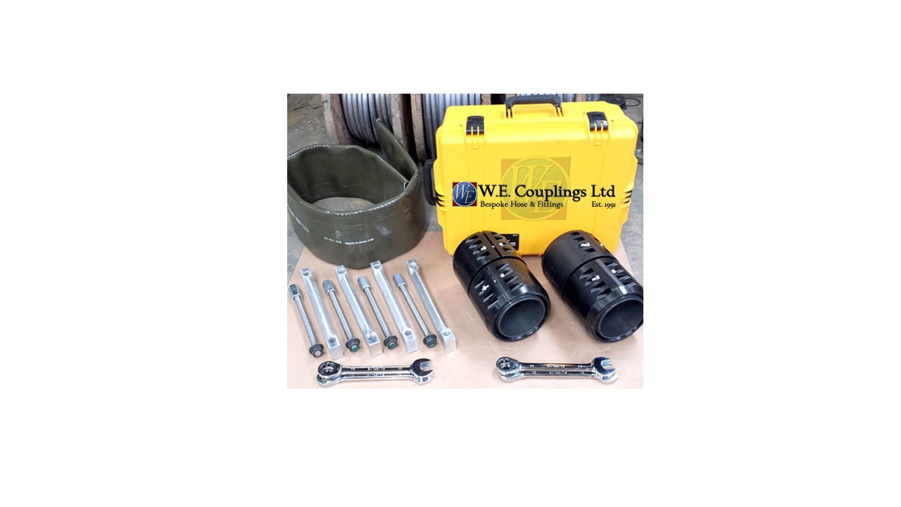 Our 6 Inch Layflat fuel handing hose field repair kit